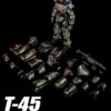 Fallout FigZero Action Figure1/6 T-45 Hot Rod Shark Power Armor(Acconto Preordine) - immagine 2