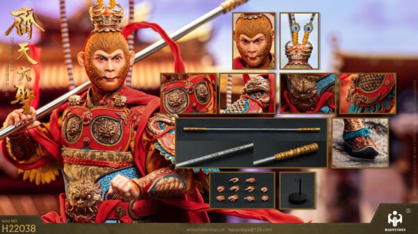 HAOYUTOYS HH22038 1/6 Myth series Monkey King Edition(Preorder HK) - immagine 7
