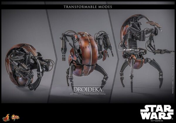 Star Wars Episode I Movie Masterpiece Action Figure 1/6 Droideka (Acconto Preordine) - immagine 12