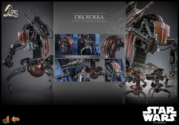Star Wars Episode I Movie Masterpiece Action Figure 1/6 Droideka (Acconto Preordine) - immagine 13