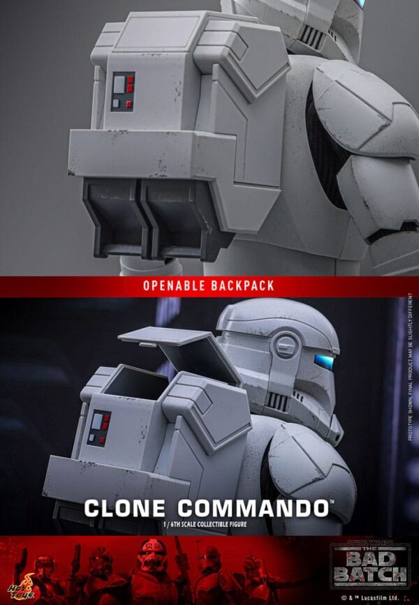 Star Wars: The Bad Batch Action Figure 1/6 Clone Commando (Acconto Preordine) - immagine 9