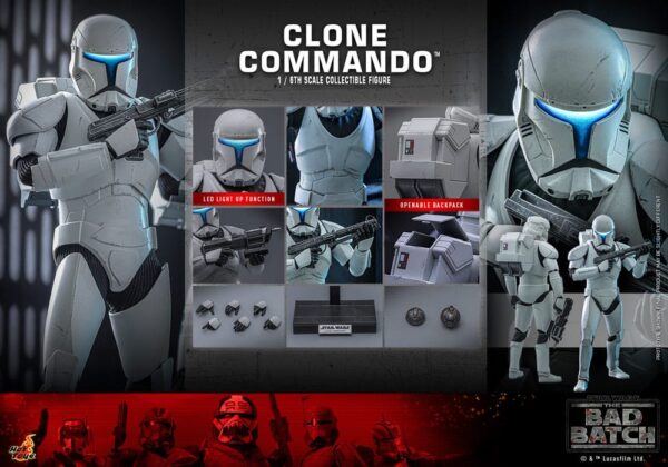 Star Wars: The Bad Batch Action Figure 1/6 Clone Commando (Acconto Preordine) - immagine 10
